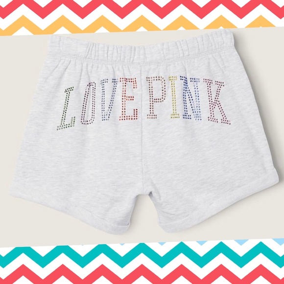 Victoria's Secret Pink XLarge Rainbow Bling
Campus Tee And Matching Shorts π - Picture 7 of 8